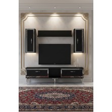 Yumedi Design TVR1501AS - Kerem Tv Ünitesi Takımı 150CM Antrasit-Silver
