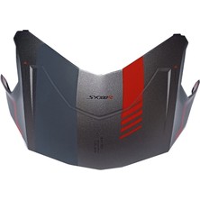 Nexx SX.100R Skıdder Mat Siyah-Gri Kask Arka Spoıler