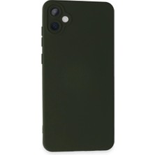 Magicool Samsung Galaxy A05 Kılıf Nano Içi Kadife Silikon - Koyu Yeşil