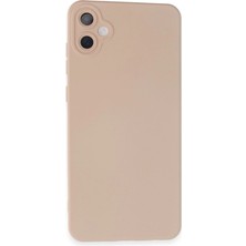 Magicool Samsung Galaxy A05 Kılıf Nano Içi Kadife Silikon - Pudra