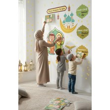 Kt Grup Üç Aylar Recep Şaban Ramazan Mat Görünümlü Sticker Seti