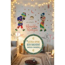 Kt Grup Hoş Geldin Ramazan Hacivat Karagöz Mat Görünümlü Sticker Seti