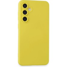 Magicool Samsung Galaxy S24 Kılıf Nano Içi Kadife Silikon - Sarı