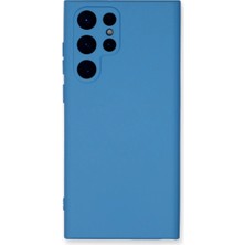 Magicool Samsung Galaxy S24 Ultra Kılıf Nano Içi Kadife Silikon - Mavi