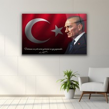 Dekorica Atatürk Cam Tablo
