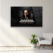 Dekorica Atatürk Cam Tablo