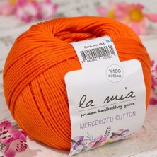 İnura Global La Mia Mercerized Cotton Turuncu El Örgü Ipi - 194 - 33582