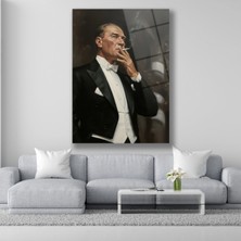 Dekorica Atatürk Cam Tablo