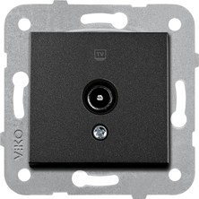 Gfc Life Store Siyah Tv Sonlu Mekanizma+Düğme Kapak