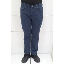 Denim Cartel Fistan Store Erkek Çizgili Yüksek Bel Rahat Kesim Boru Paça Jean Pantolon