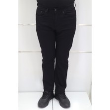 Denim Cartel Fistan Store Erkek Çizgili Yüksek Bel Rahat Kesim Boru Paça Jean Pantolon