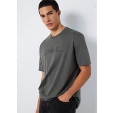 Mavi Mavi Baskılı Antrasit Tişört 0613128-70088