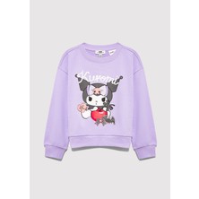 Mavi Kuromi Baskılı Mor Sweatshirt 7S10183-70519