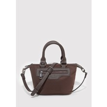 Mavi Mini Kahverengi Çapraz Çanta 1913020-70221