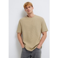 Mavi Bej Basic Tişört 0613153-70204