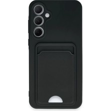 Magicool Samsung Galaxy A35 5g Kılıf Kelvin Kartvizitli Silikon - Siyah