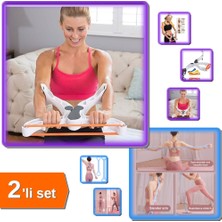 Hereveoyuncak Kol ve Göğüs Egzersiz Cihazı 1 Adet + Dirençli Egzersiz Lastiği 1 Adet - 2li Set D4B1M6