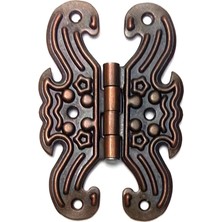 HERŞEYBURDAMODA Dekoratif Sac Menteşe - Büyük, Antik, 1 Adet