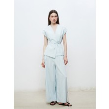 Lc Waikiki Yeni Sezon Beli Lastikli Geniş Paça Kadın Pantolon