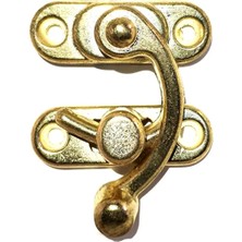 Sb Shopping Yay Gözü, Ahşap Kutu Klipsi - Büyük 37X45 Mm, Sarı, 1 Adet