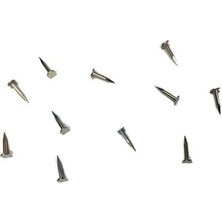 HERŞEYBURDAMODA Klips, Menteşe, Ayağı Çivisi 7mm Çelik - Nikel 10GR