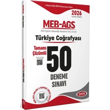 Data Yayınları 2026 Meb-Ags Türkiye Coğrafyası Tamamı Çözümlü 50 Deneme Sınavı