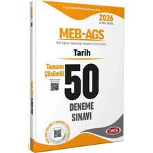 Data Yayınları 2026 Meb-Ags Tarih Tamamı Çözümlü 50 Deneme Sınavı