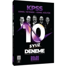 Retro Yayıncılık KPSS Genel Yetenek Genel Kültür 10 Deneme Sınav Bilgisi İçin Normal Boy Kitap