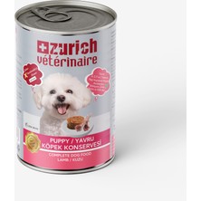 Pazarcan Veterinaire Pate Kuzulu Yavru Köpek Konservesi 415 gr
