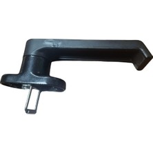 Isıkar FIRIN KAPAK KOLU 4CM DİL ÇİFT KADEME (SİYAH)
