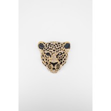 Stella Fortis Leopar Figürlü Zirkonyum Süslemeli Broş - Altın/gümüş Renk Seçenekli | Sf Signature Serisi