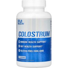 Evlution Nutrition Colostrum Immunoglobulins Igg Gut Immune Health Support 90 Veggie Caps