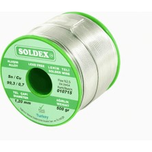 İntora Kurşunsuz, Gümüşsüz Lehim Teli Sn: 99.3 - Cu: 0.7 - 200 Gr, 0.50 mm