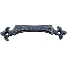 İntora Antika Tarz Dekoratif Pirinç Lale Mobilya Kulbu - 27X115 Mm, Oksit