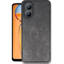 Magicool Oppo A38 Kılıf Aras Deri Kapak - Siyah