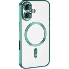 Magicool Iphone 16 Plus Kılıf Kross Magneticsafe Kapak - Turkuaz