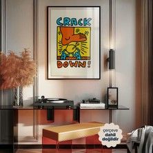 Persona Istanbul Keith Haring "crack Down!" - Pop Art ve Aktivizm (Çerçevesiz)