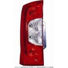 TŞT Fiat Fiorino Arka Stop Tek Kapı  Sağ 2007  (Oem No:  1358249080)