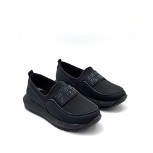 Kindep Ön Damla Taş Detaylı Hafif Kadın Ayakkabı Siyah