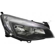 Tyc Opel Astra J Ön Far Elektrikli Motorlu Sıyah Sol 2010- (Oem No:  13297722)