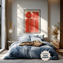 Persona Istanbul Artificial Collection Oh Hi - Dev Harflerle Sıcak Karşılama (Çerçevesiz)