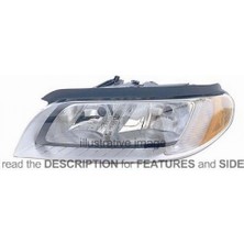 Tyc Volvo V70 S80 Ön Far Elektrikli Motorlu Nikelaj Sol 2008- (Oem No:  31214351)