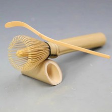 Ckm Food Bambu Matcha Seti - 42 Telli Matcha Whisk (Karıştırıcı) ve Matcha Kaşığı