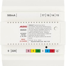 AUDIO AS 202 KAPICISIZ ÇİFT ZİLLİ BASIC SANTRAL (MAX 25D)