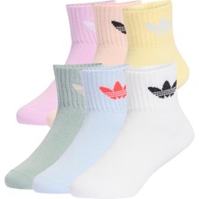 AKC7916 Adidas Kıds Sock 6pp &amp;ccedil;orap Beyaz