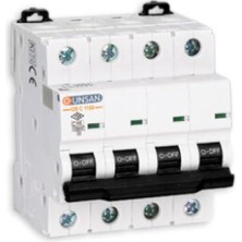 Günsan Valta  25A 4p C Tipi 10KA  W Otomat (Sigorta)