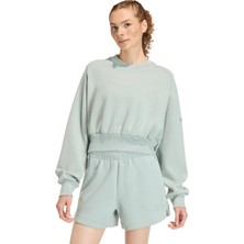 AKA7015 Adidas W All Szn Sl Sw Kadın Sweatshirt A&amp;ccedil;ık Mavi