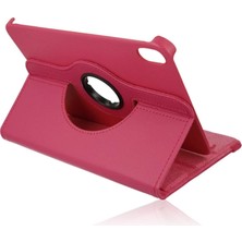 Magicool Ipad Mini 6 Kılıf 360 Tablet Deri Kılıf - Pembe