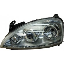 Tyc Opel Corsa Ön Far Elektrikli Motorlu Merceklı Sol 2004-2006 (Oem No:  93188581)