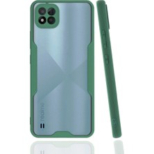 Magicool Realme C11 2021 Kılıf Platin Silikon - Yeşil